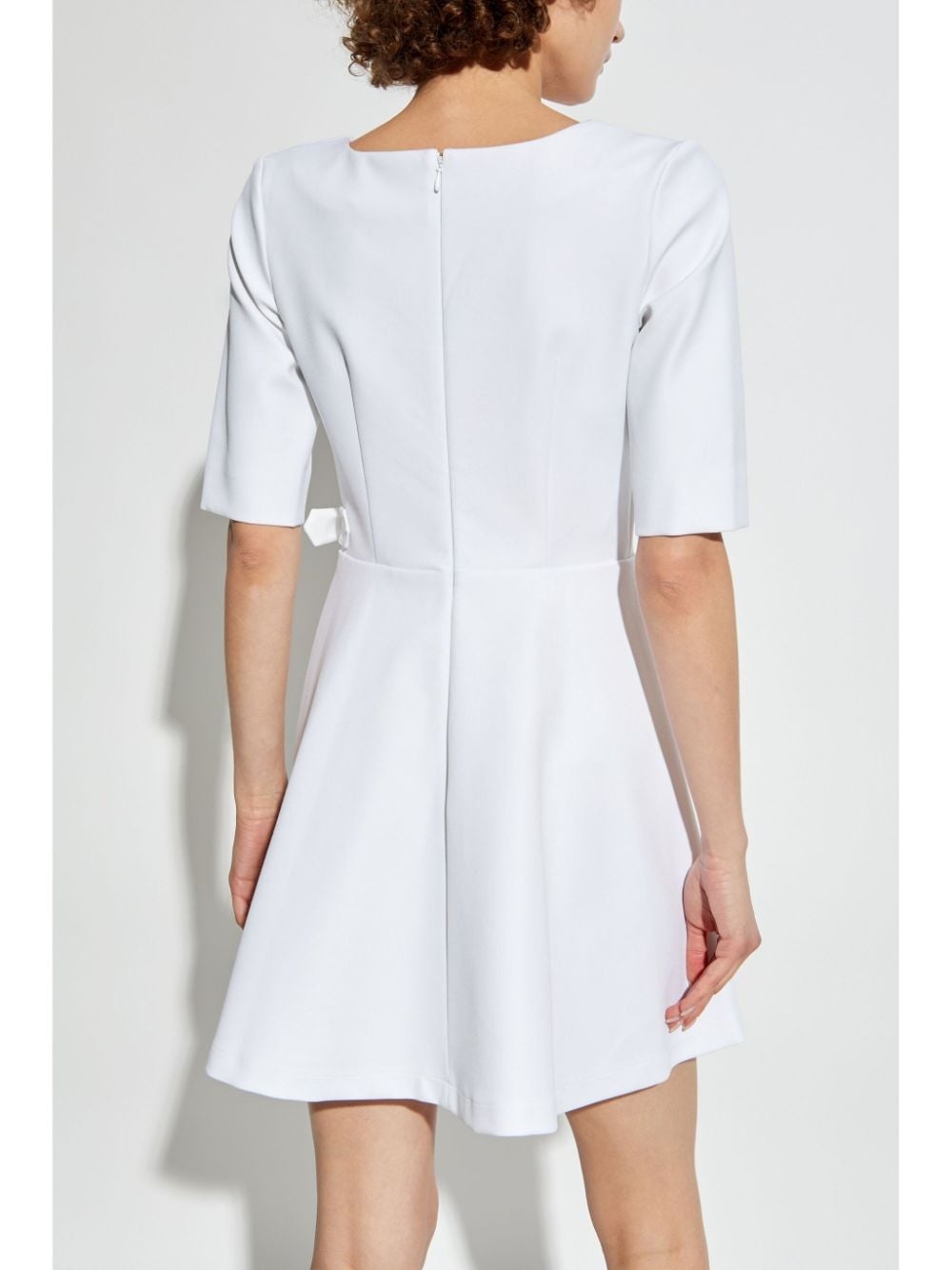 logo-buckle mini dress - 4