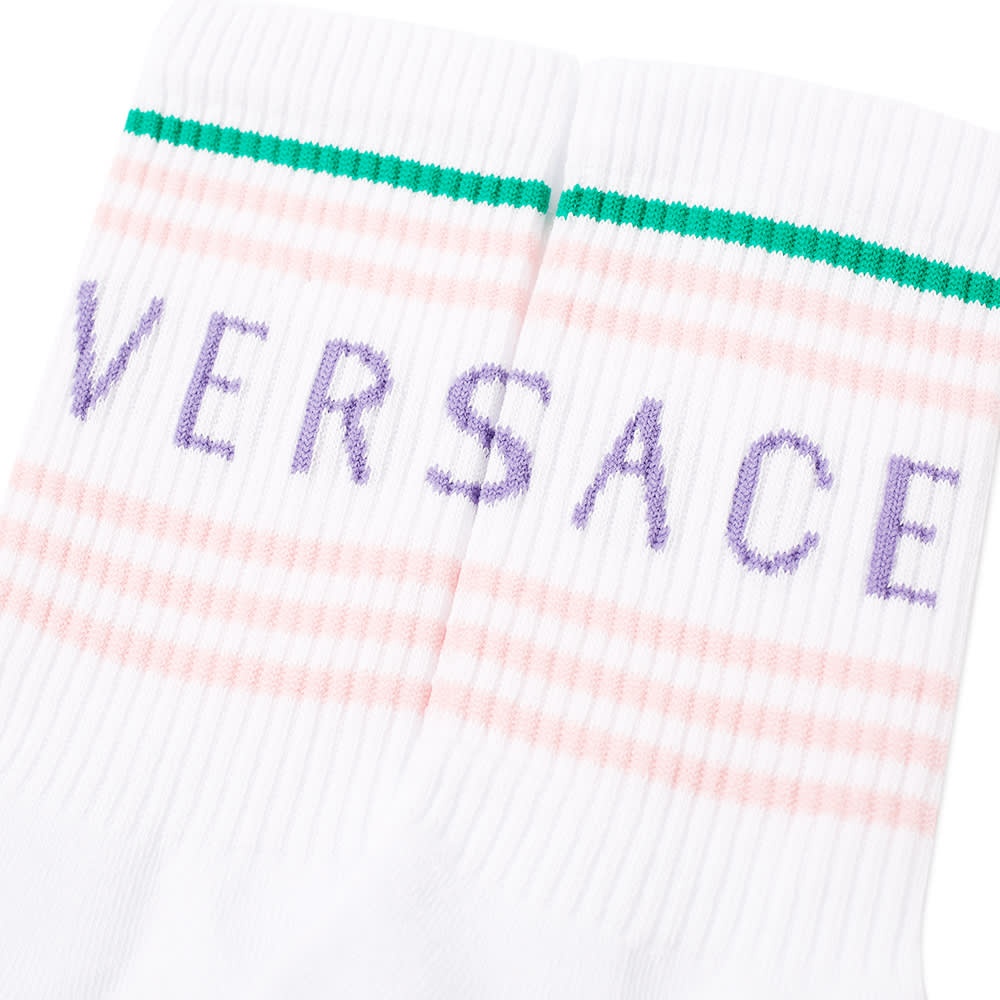 Versace Logo Sport Sock - 2