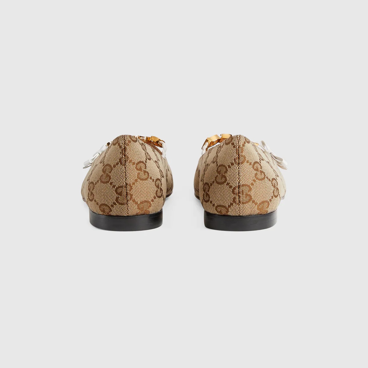 Women's ballet flat with 'GUCCI' - 4