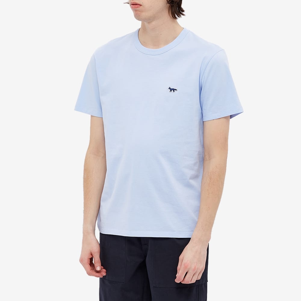 Maison Kitsuné Navy Fox Patch Classic Tee - 3