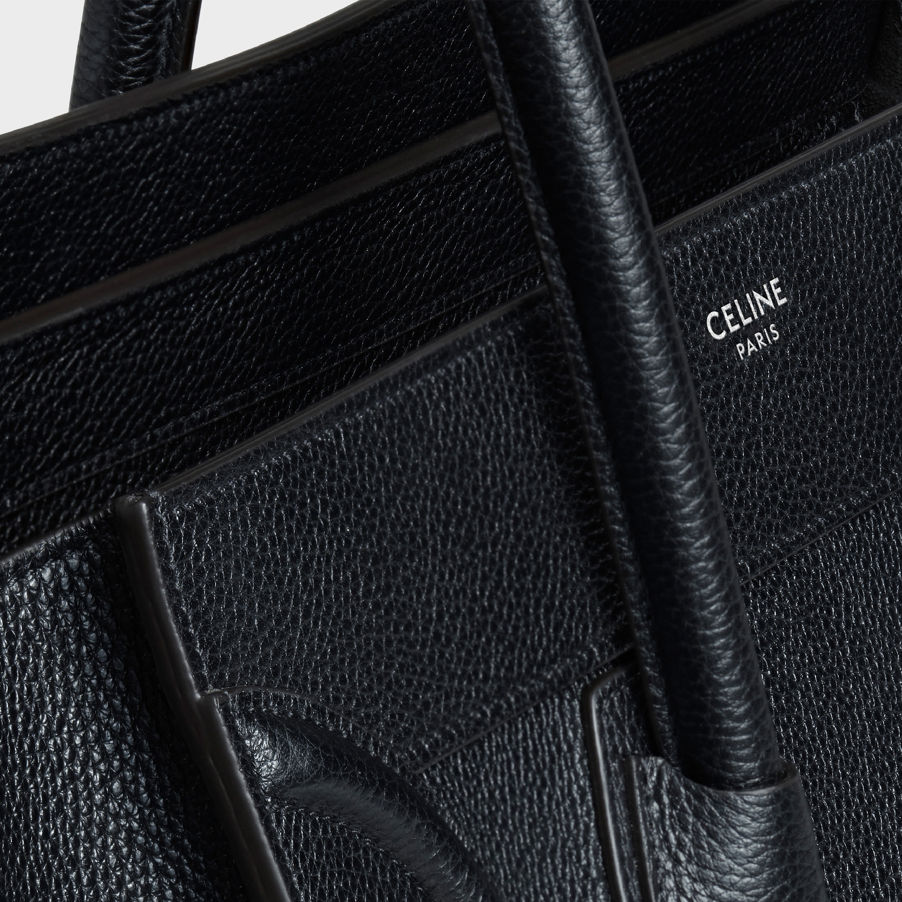 Mini Luggage handbag in drummed calfskin - 4