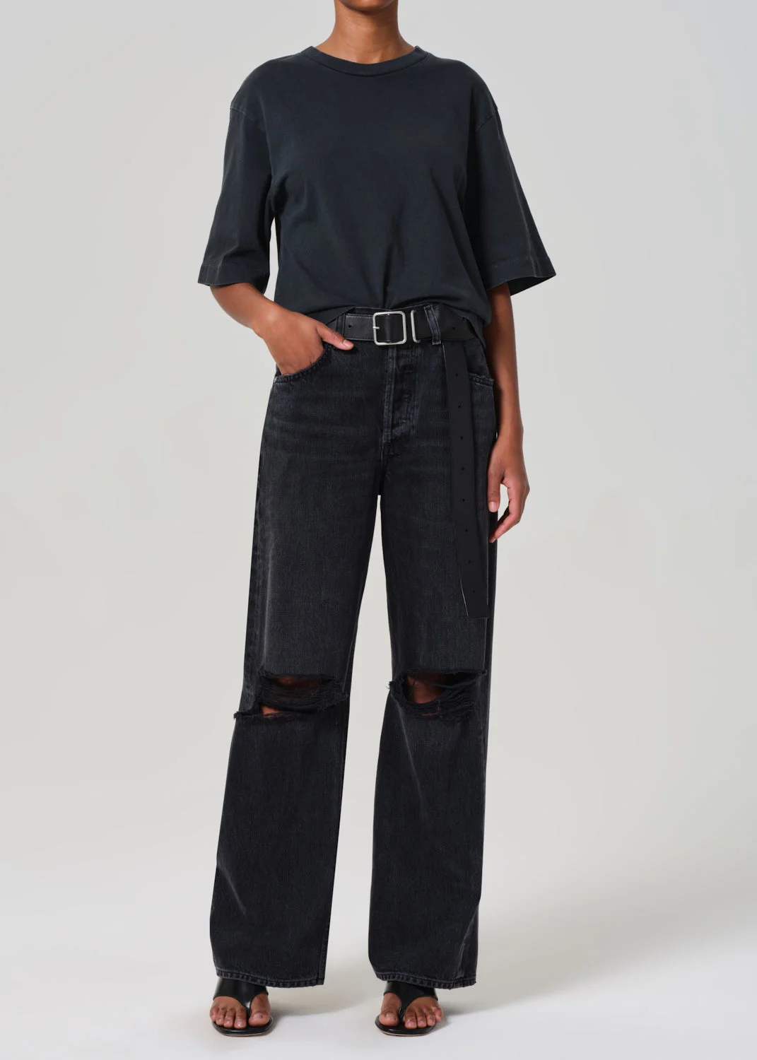 Goldie Tee
In Washed Black - 1