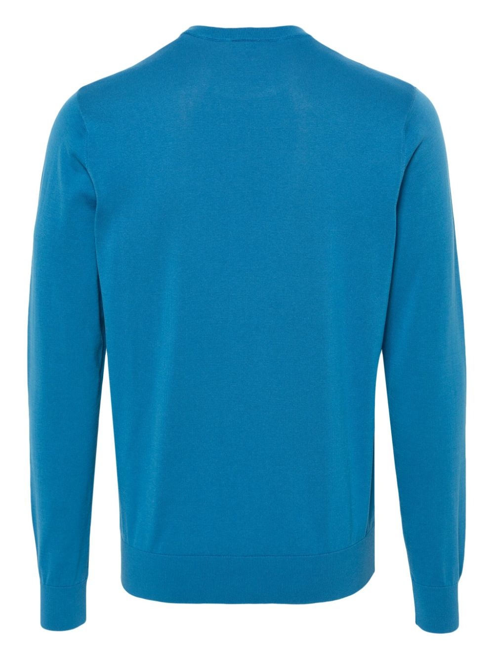 fine-knit cotton jumper - 2