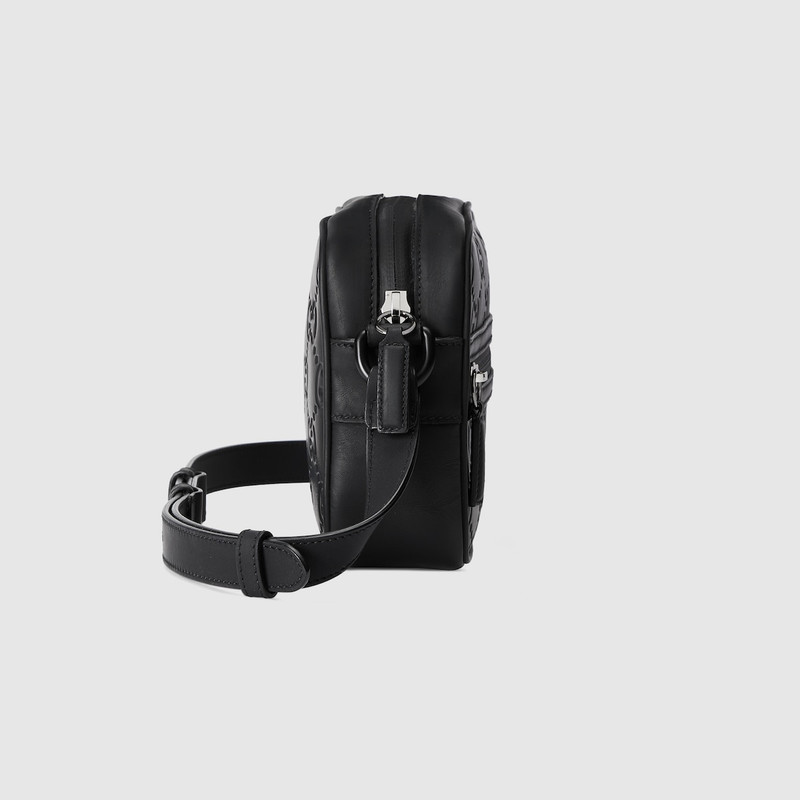 GG rubber-effect mini shoulder bag 4