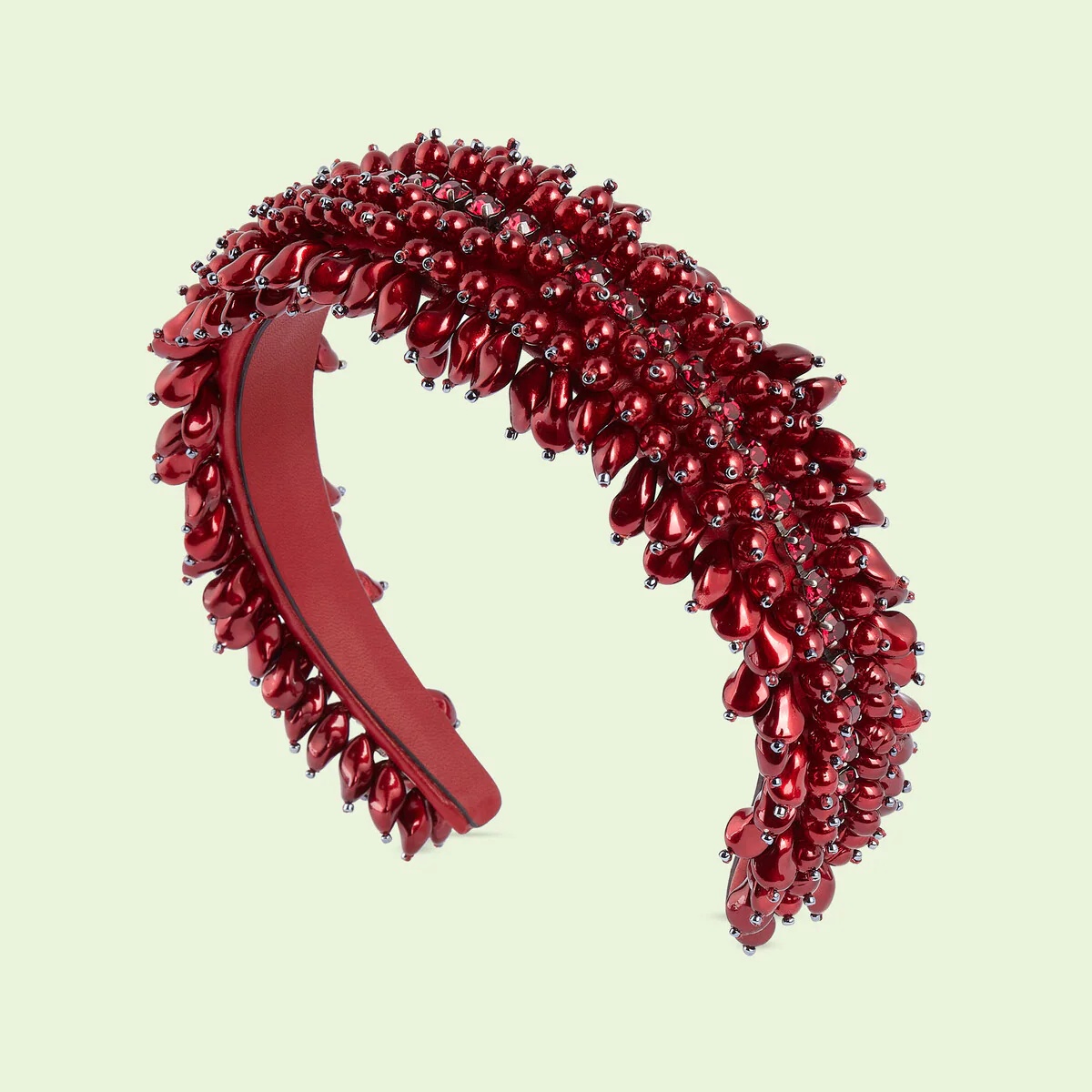 Pearl and crystal hairband - 1