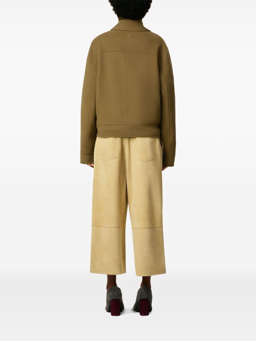 wool boxy jacket - 4