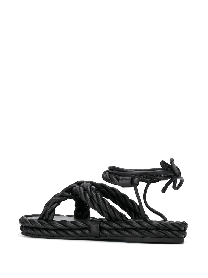 The Rope ankle-tie sandals 3