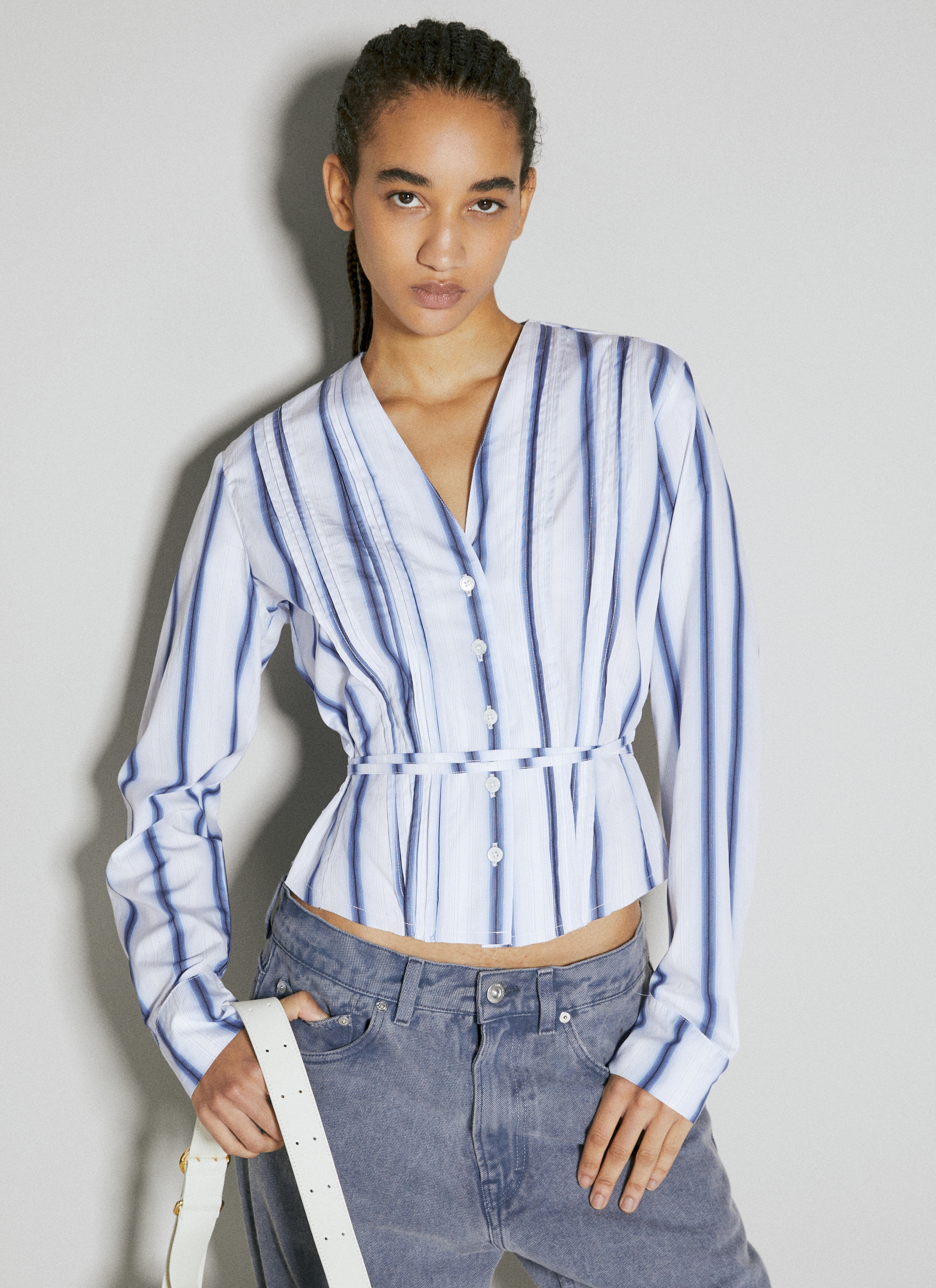 トップス ourlegacy PLEATED BLOUSE ourlegacy PLEATED BLOUSE