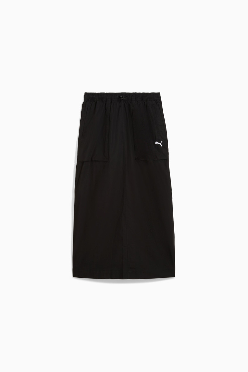 FUTURE ARCHIVE Women's Zip-Off Maxi Woven Skirt 1