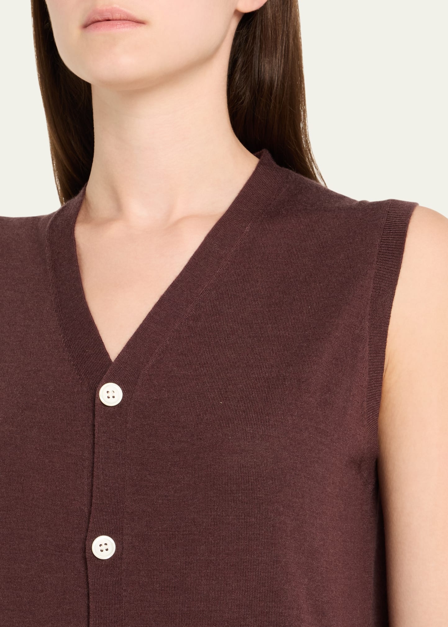 Wool-Cashmere Vest - 5