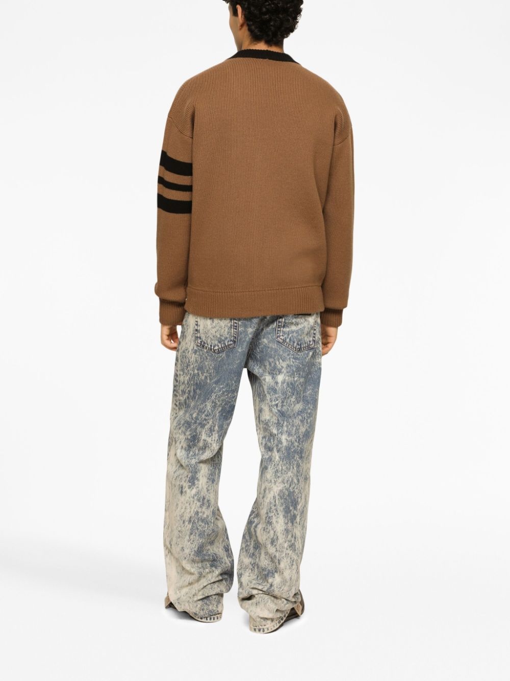 DG logo virgin-wool cardigan - 4