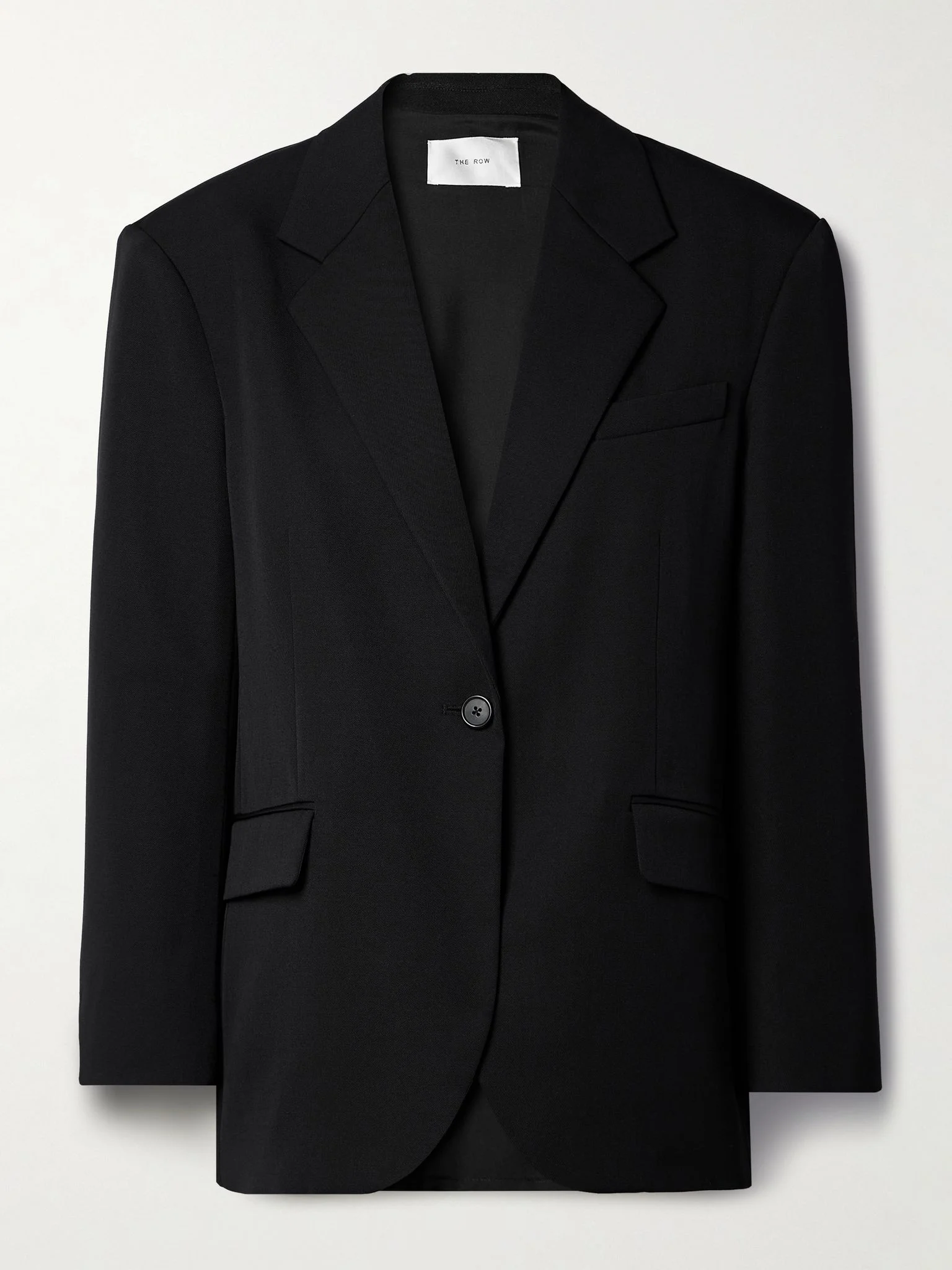 Viper wool-twill blazer Black - 1