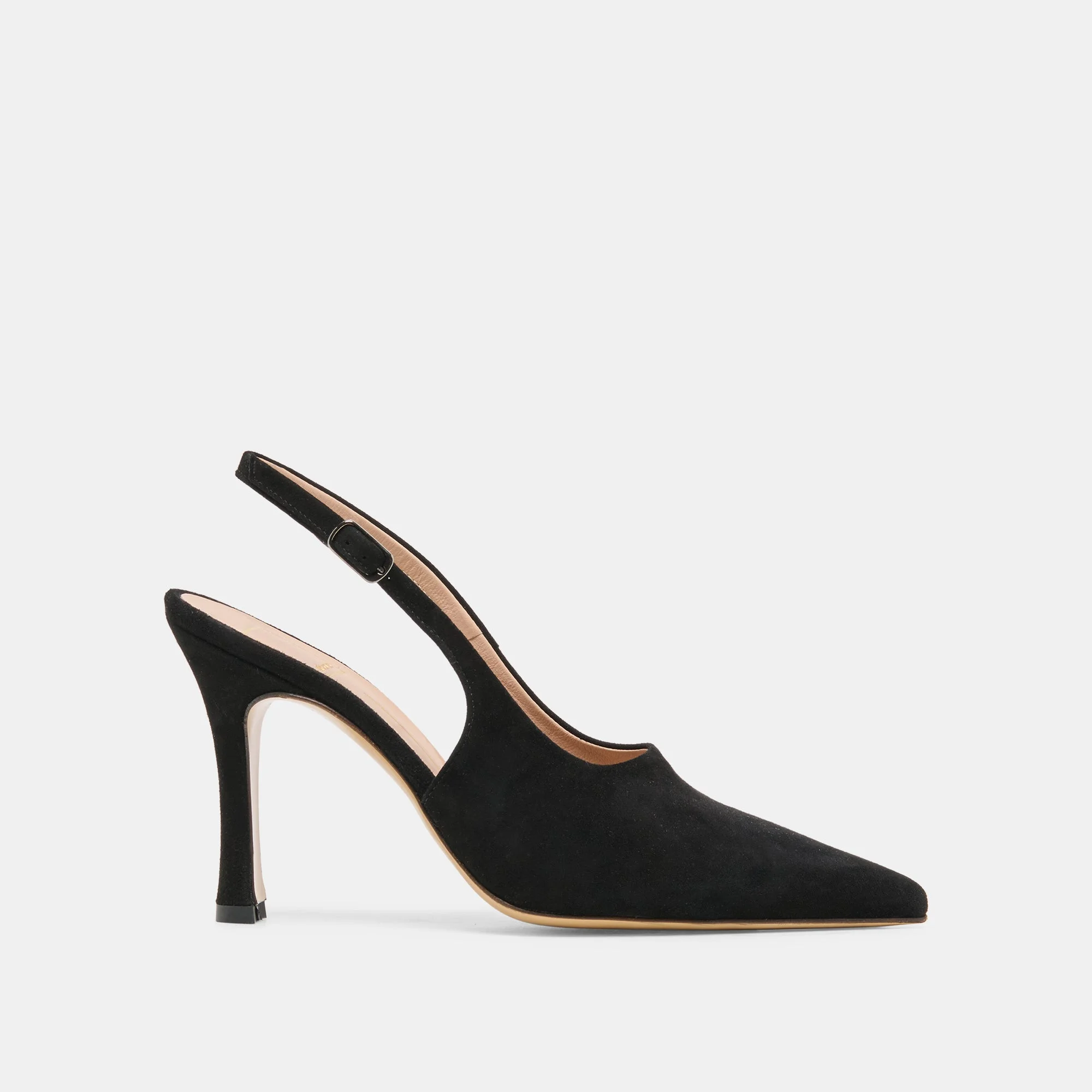 ALINNA HEELS ONYX SUEDE - 1