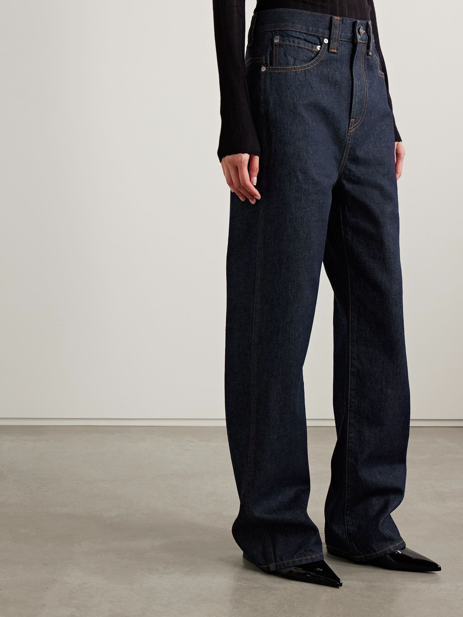 Bonnie low-rise jeans Dark denim - 3