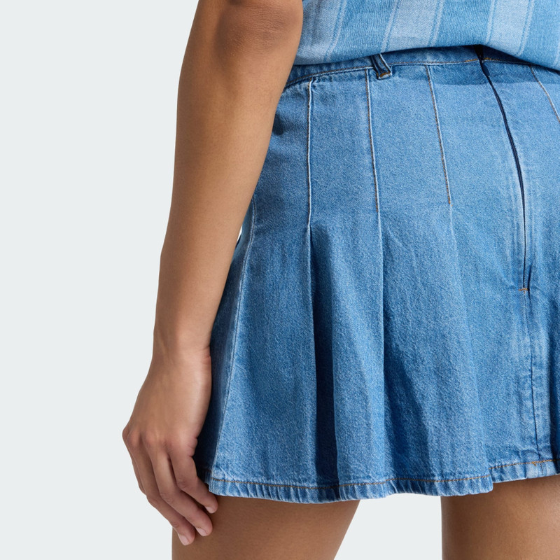 DENIM PLEATED SKIRT 5
