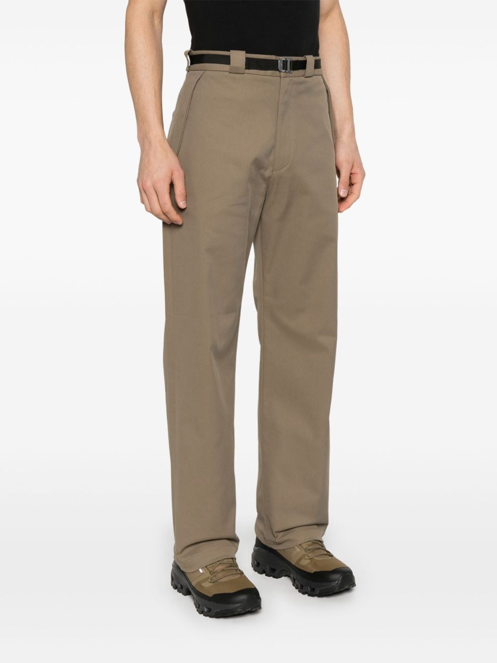 belted chinos - 3