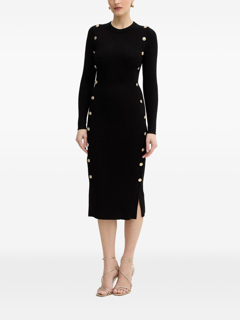 button-embellished midi dress 1