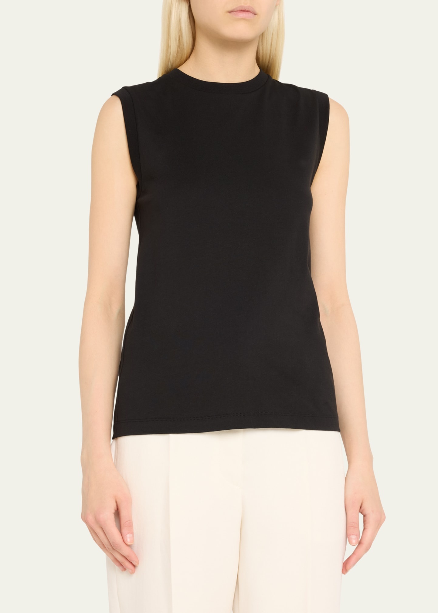 Jersey Sleeveless Tee - 4