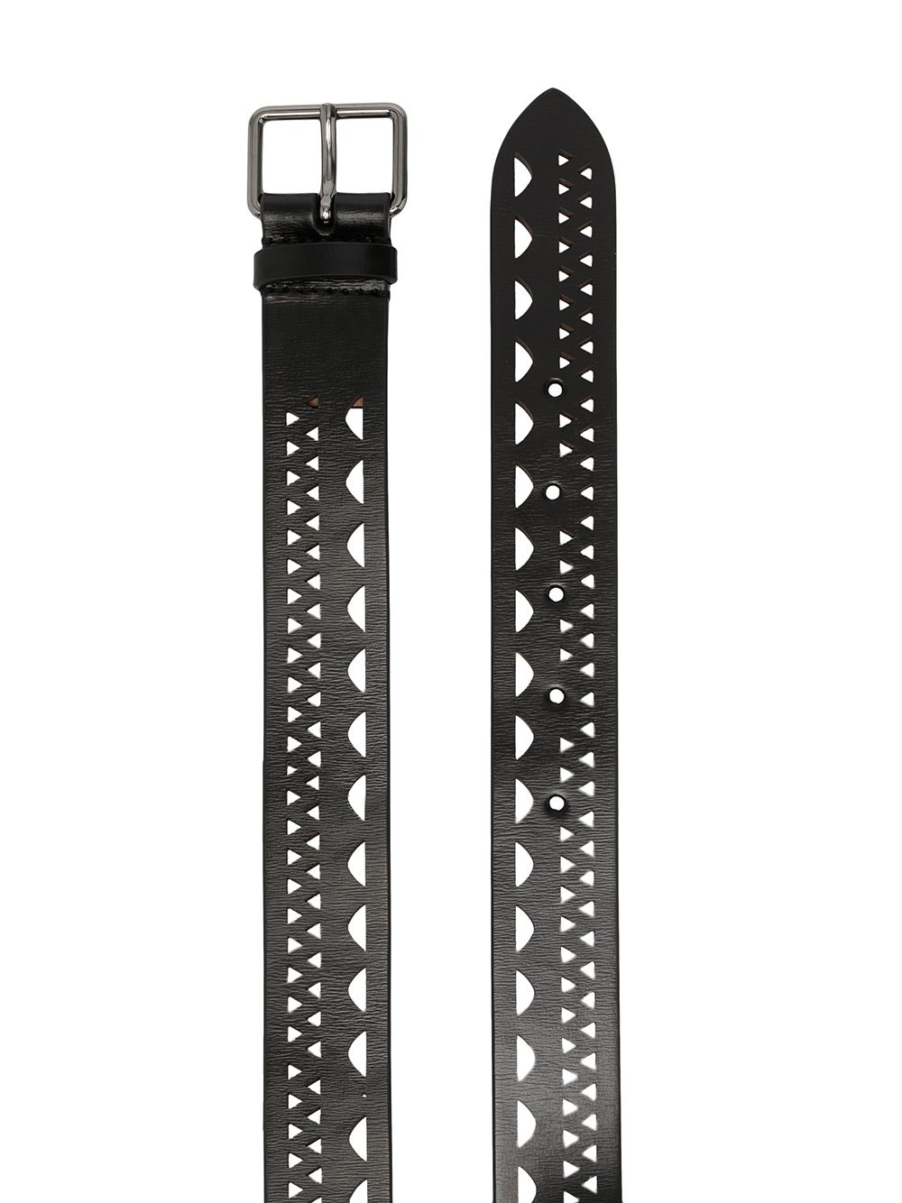 laser-cut detail belt - 2