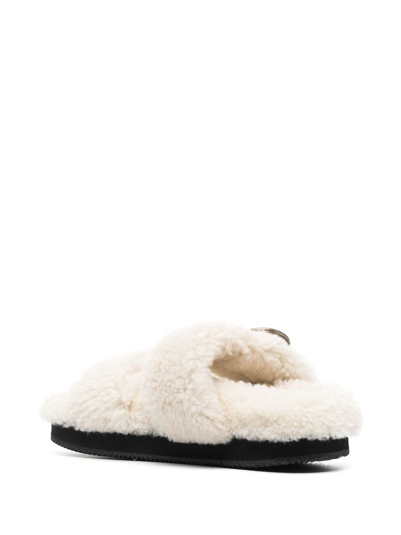shearling buckle sandals 3