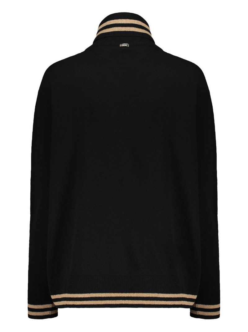 Herno printed high-neck sweater outlook