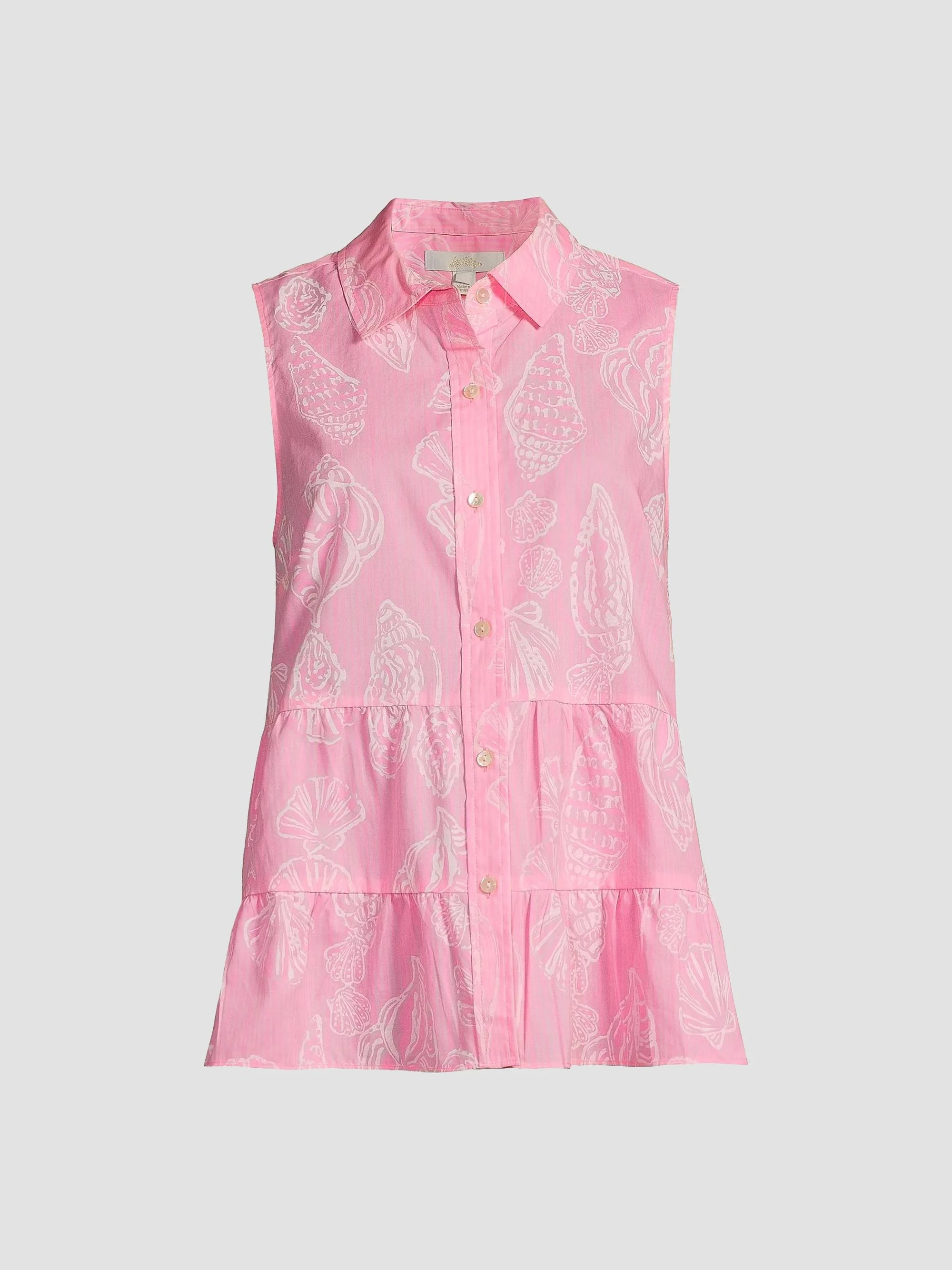 Women's Breah Sleeveless Top - Rousseau Pink Cool As Shell - 1