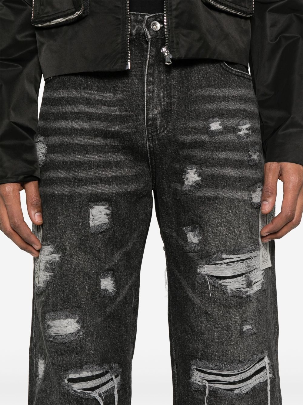 Side Patch Relaxation jeans - 5