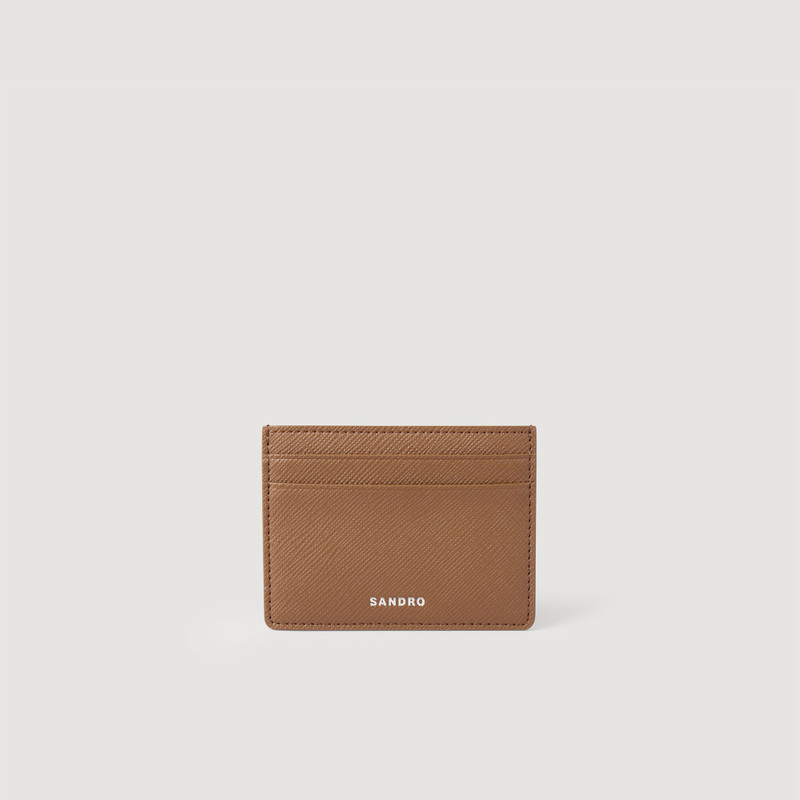 Sandro RECONSTITUTED LEATHER CARDHOLDER outlook