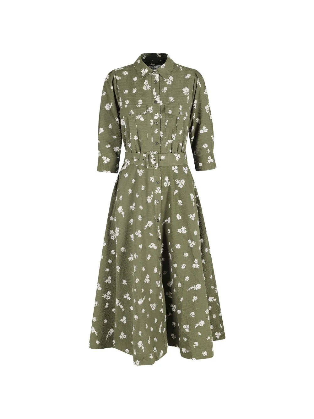 floral-print midi dress - 1