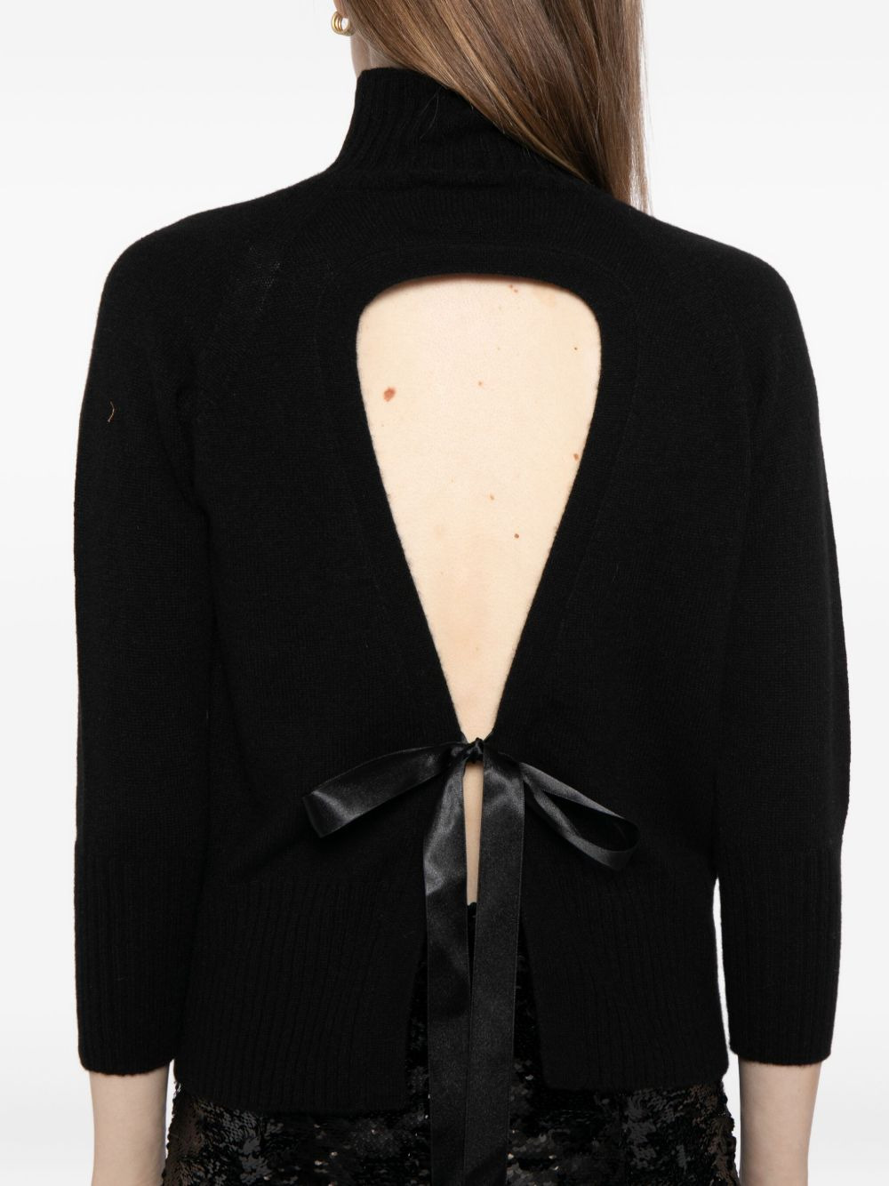 cashmere high-neck top - 5