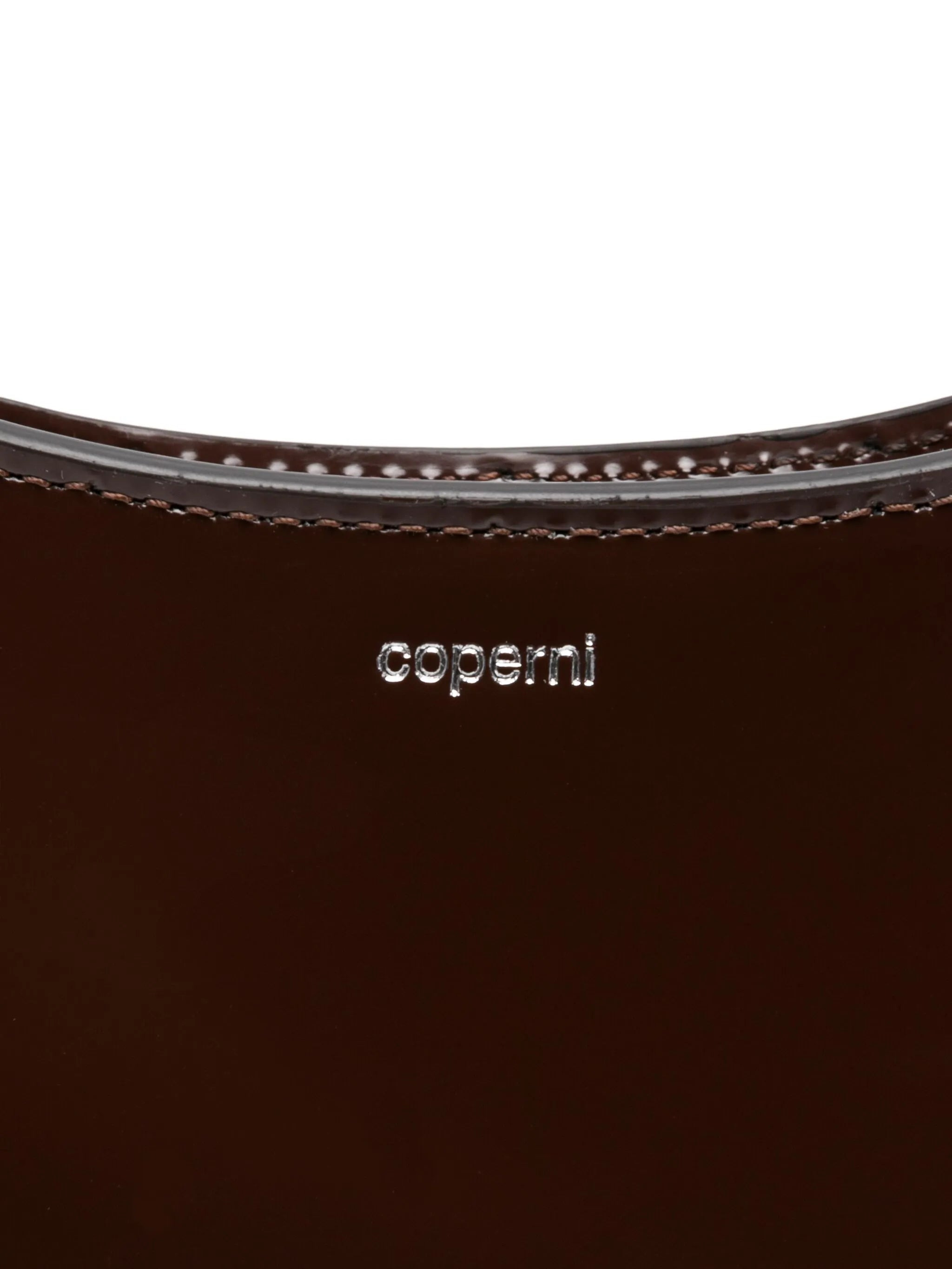 Coperni Slim Swipe Patent-leather Shoulder Bag - 4