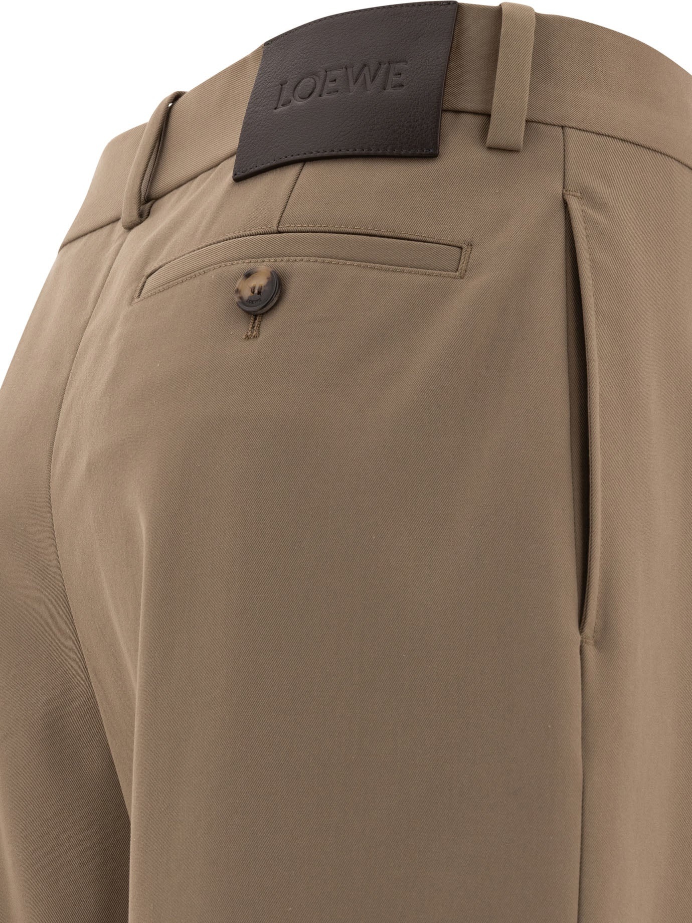 Loewe Cotton And Silk Trousers - 4