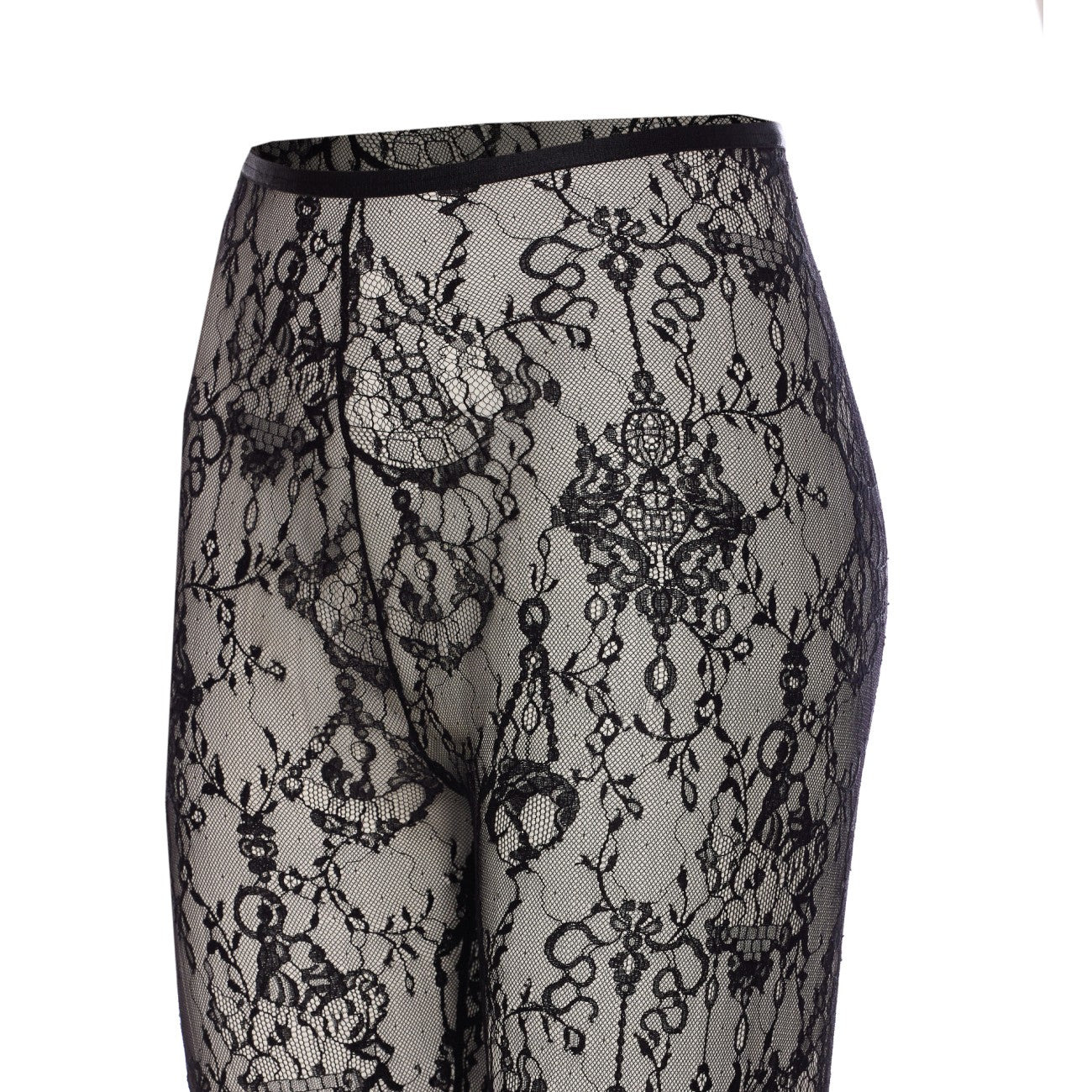 Givenchy Women Leggings In Lace Chandelier - 3