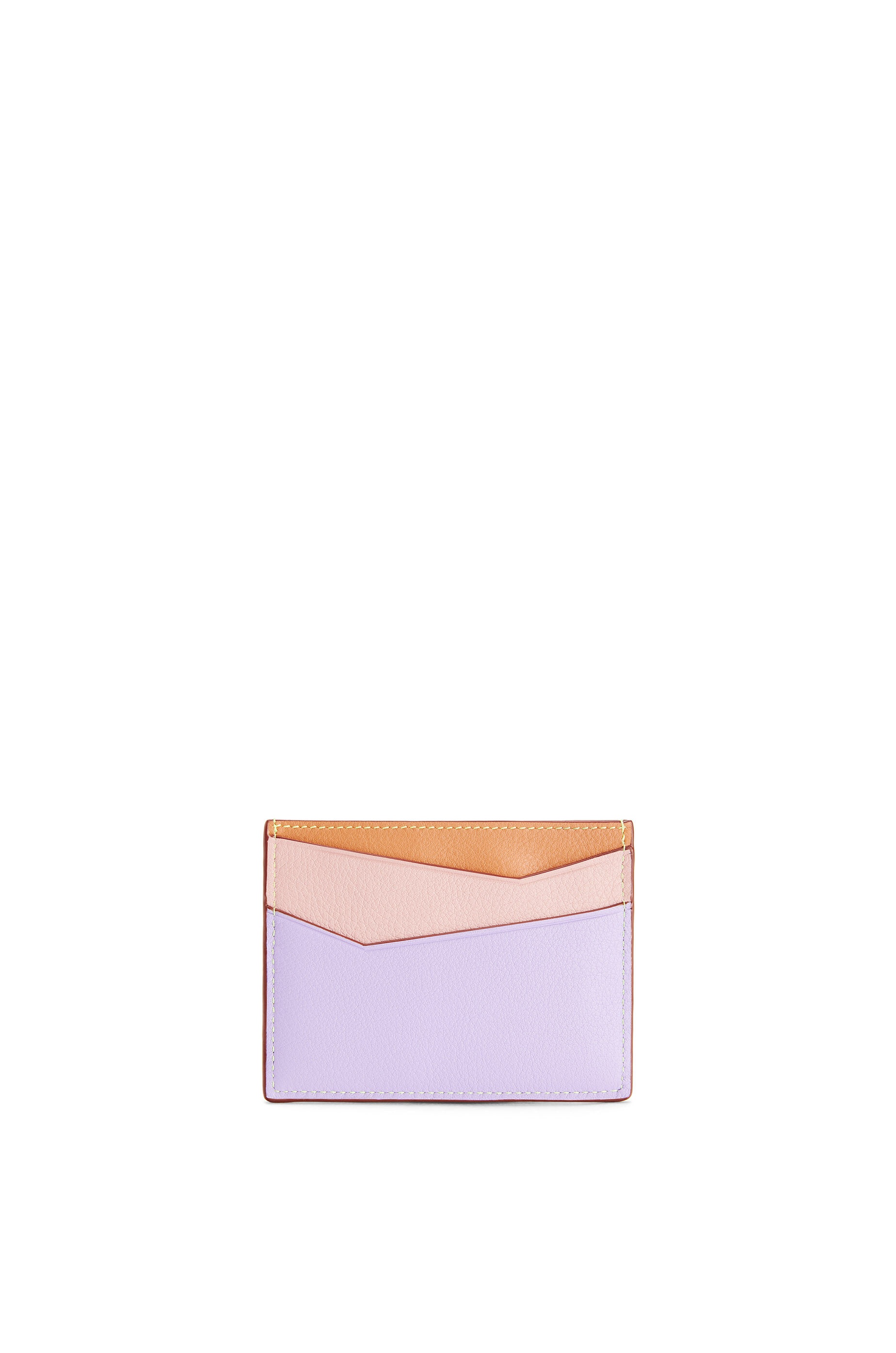 Puzzle plain cardholder in classic calfskin - 2