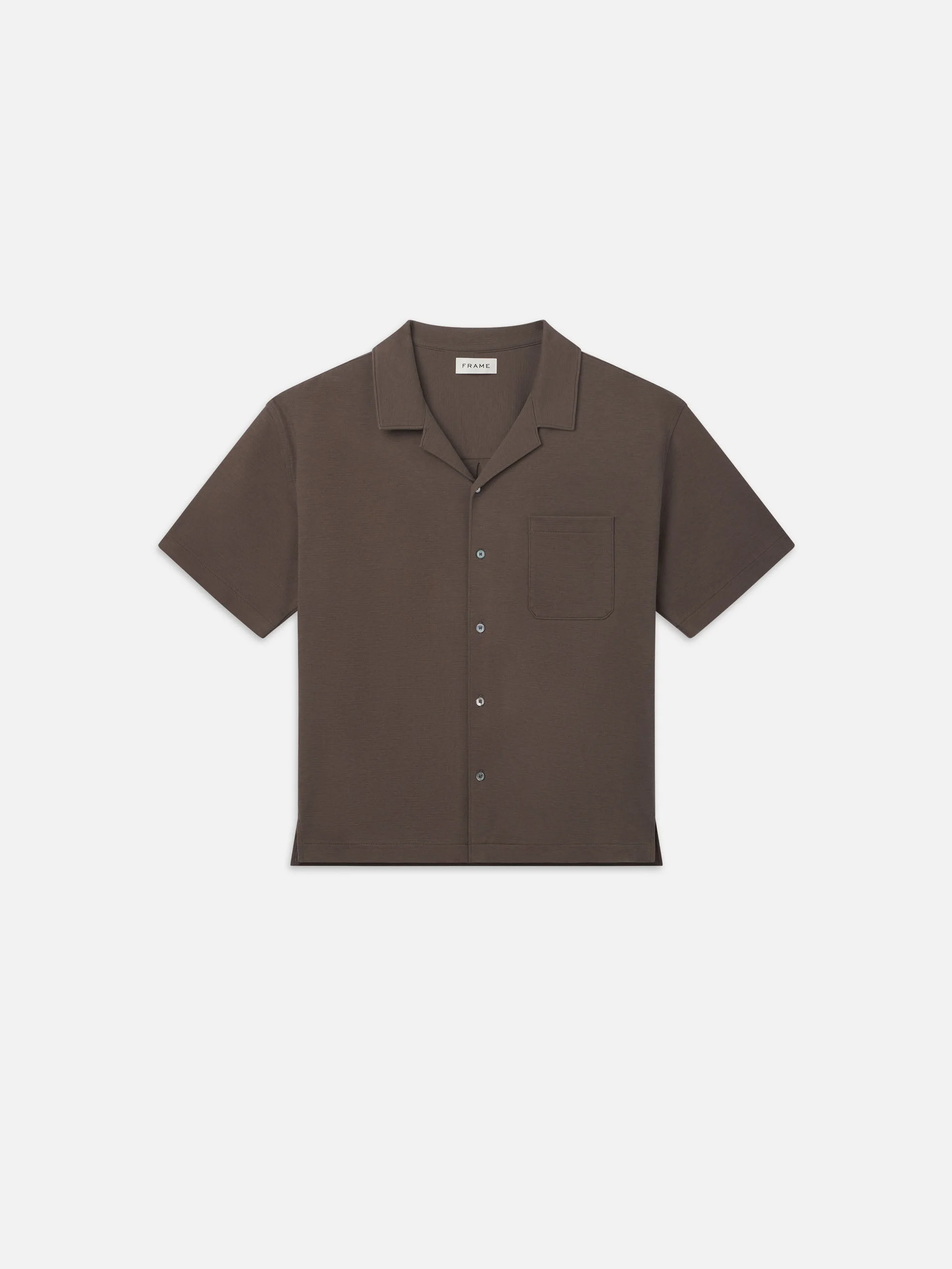 Duo Fold Relaxed Shirt in Taupe - 1