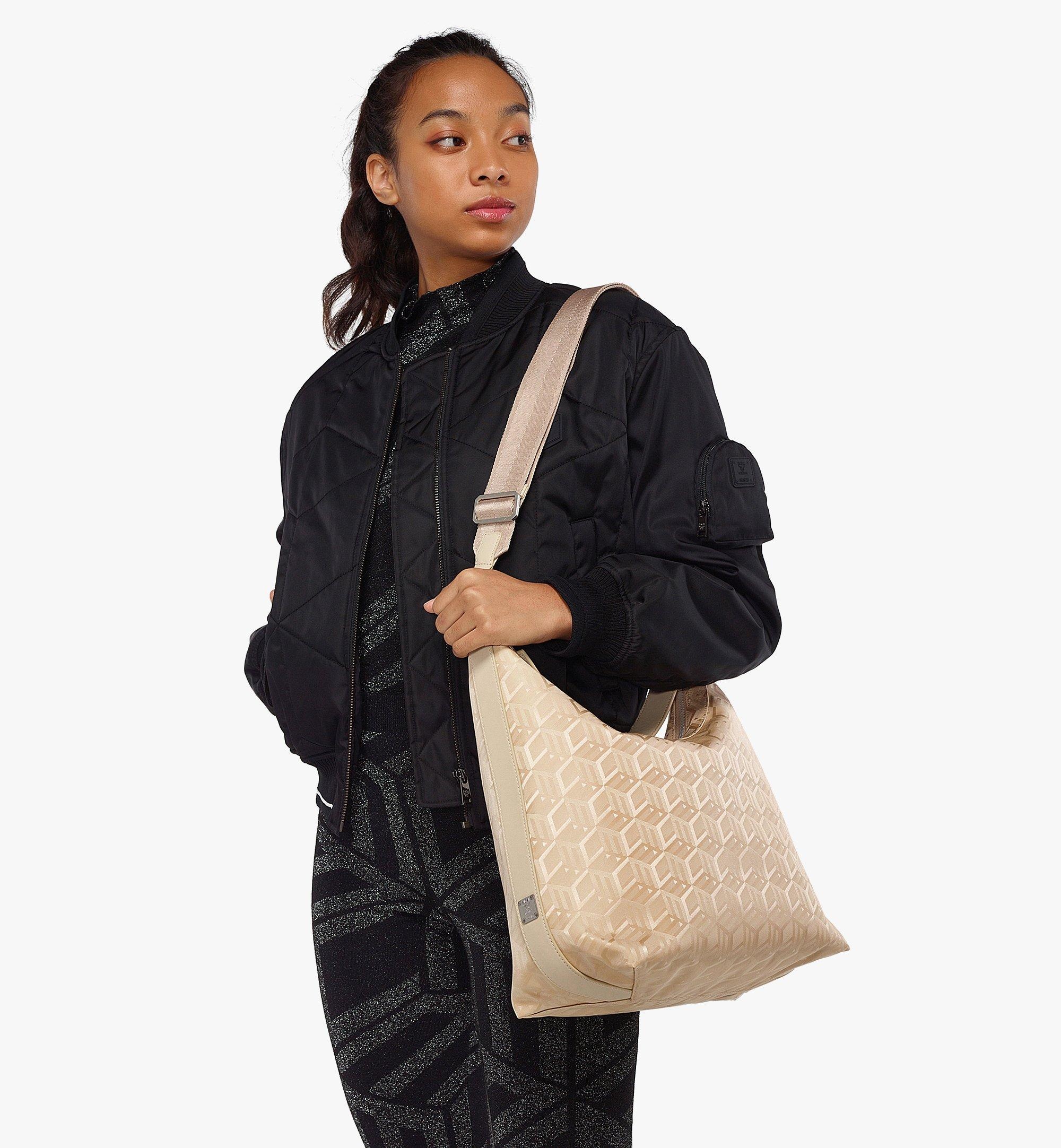 Aren Hobo in Cubic Jacquard Eco-Nylon - 2