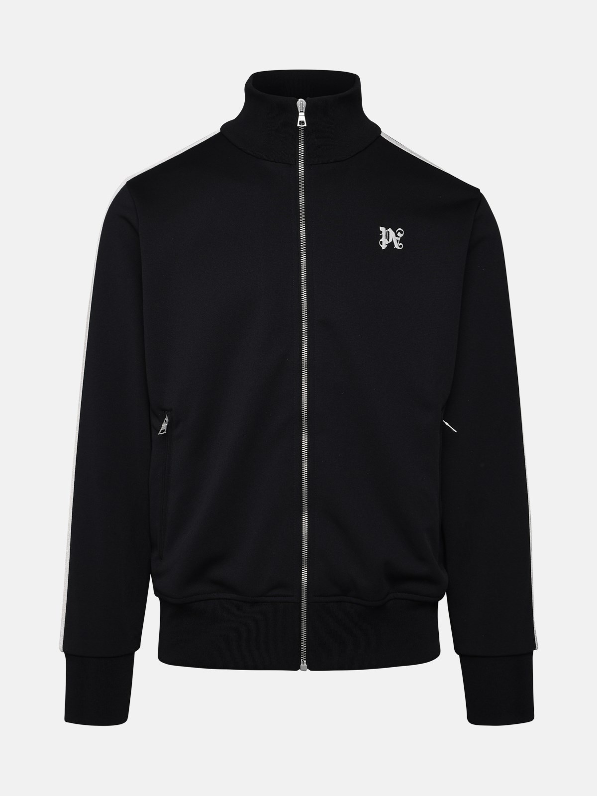 PA Monogram sweatshirt in black polyester - 1