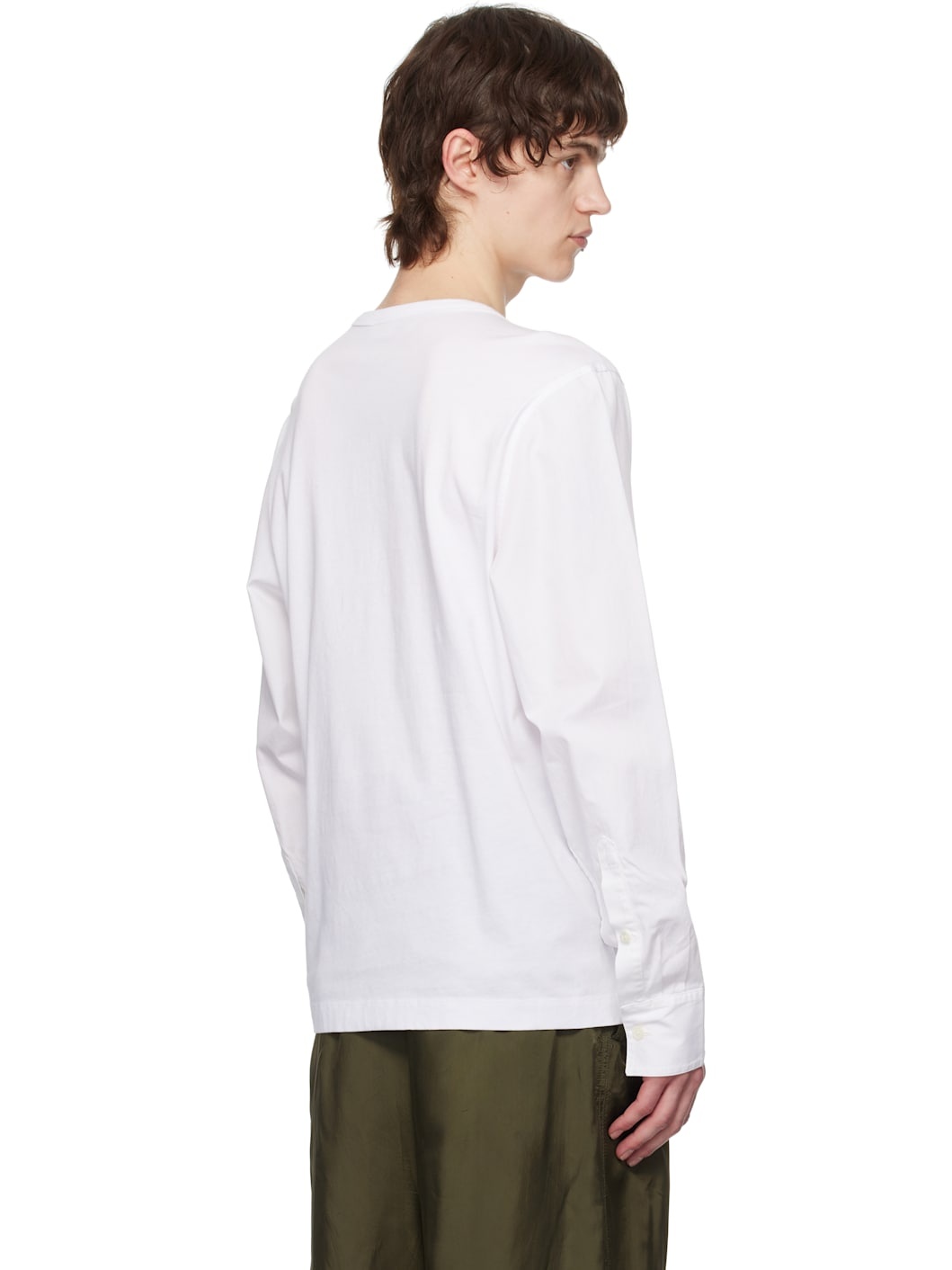 White Paneled T-shirt - 3