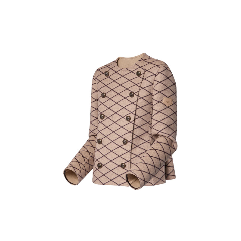 Louis Vuitton Double-Breasted Malletage Jacquard Jacket outlook
