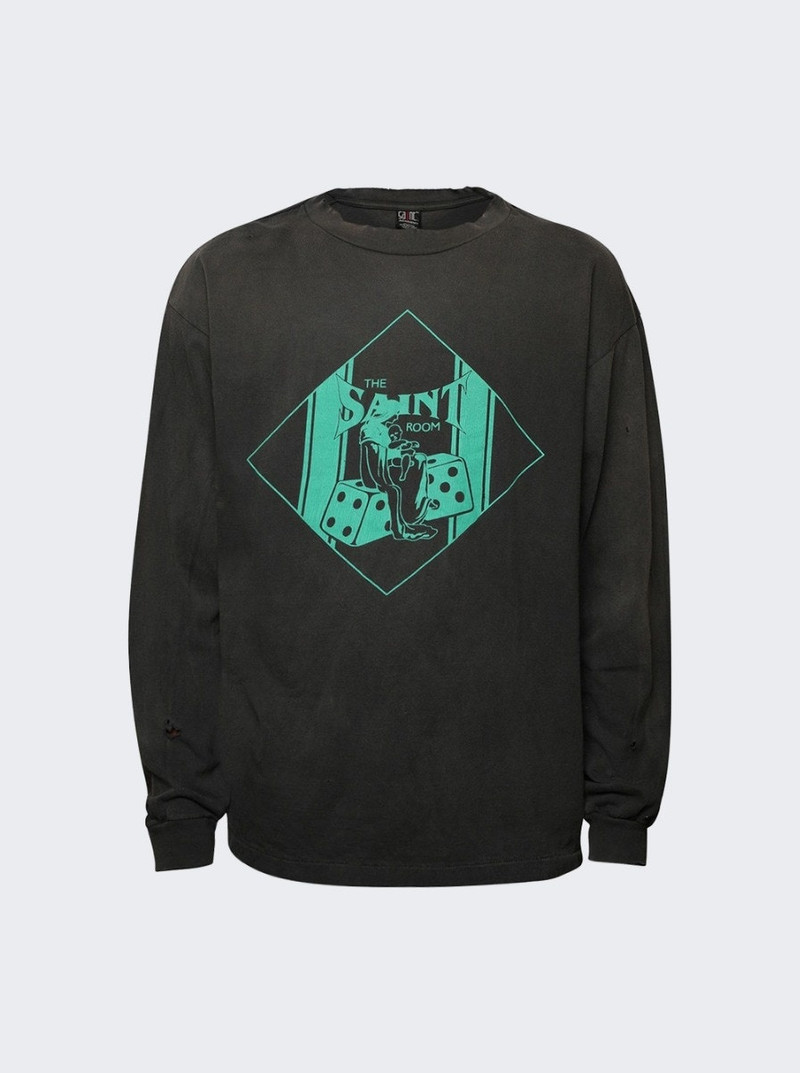 SAINT M×××××× X Shermer Academy Saint Room Black T-shirt - SM-A22