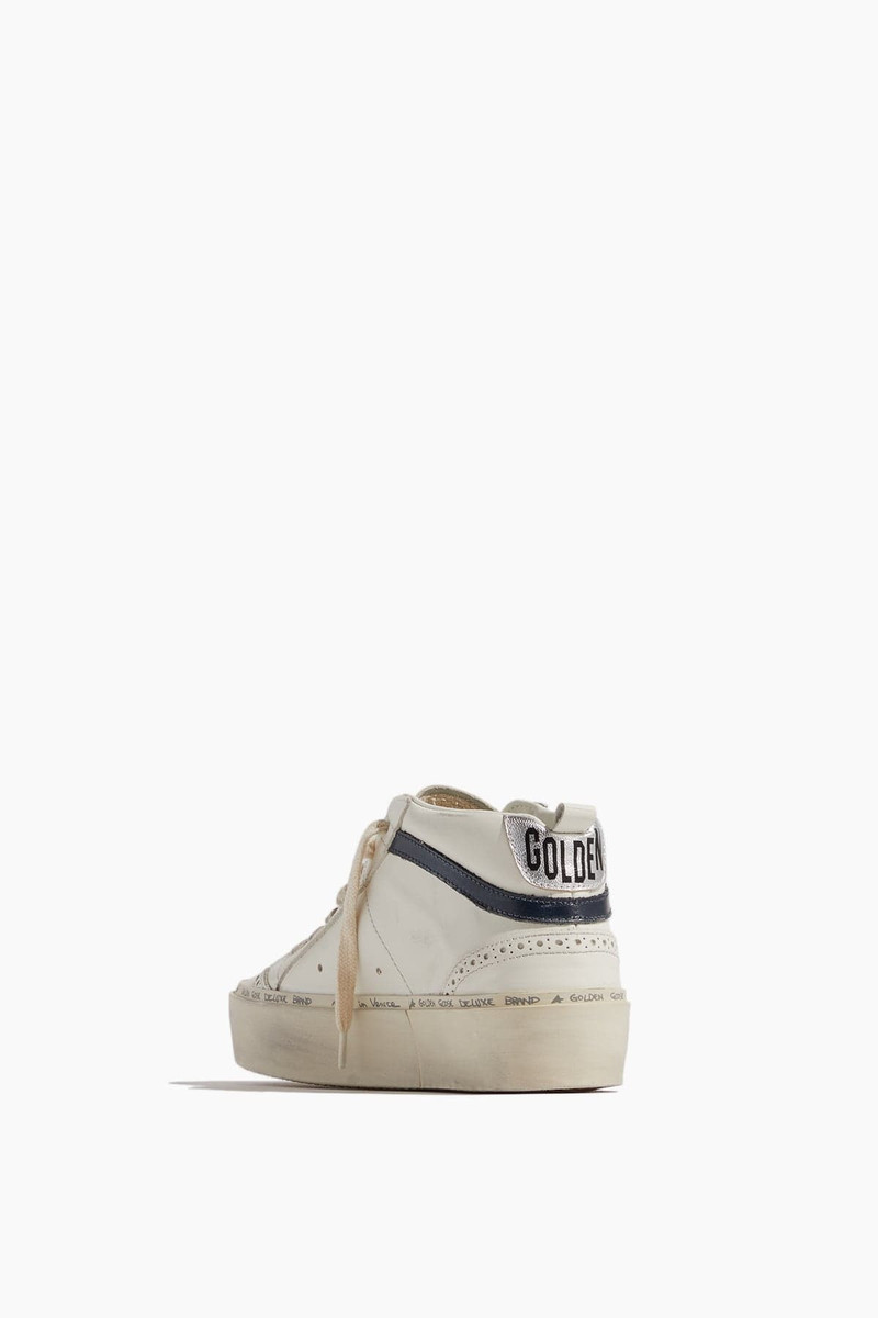 Hi Mid Star Sneaker in White/Ice/Blue/Silver 3