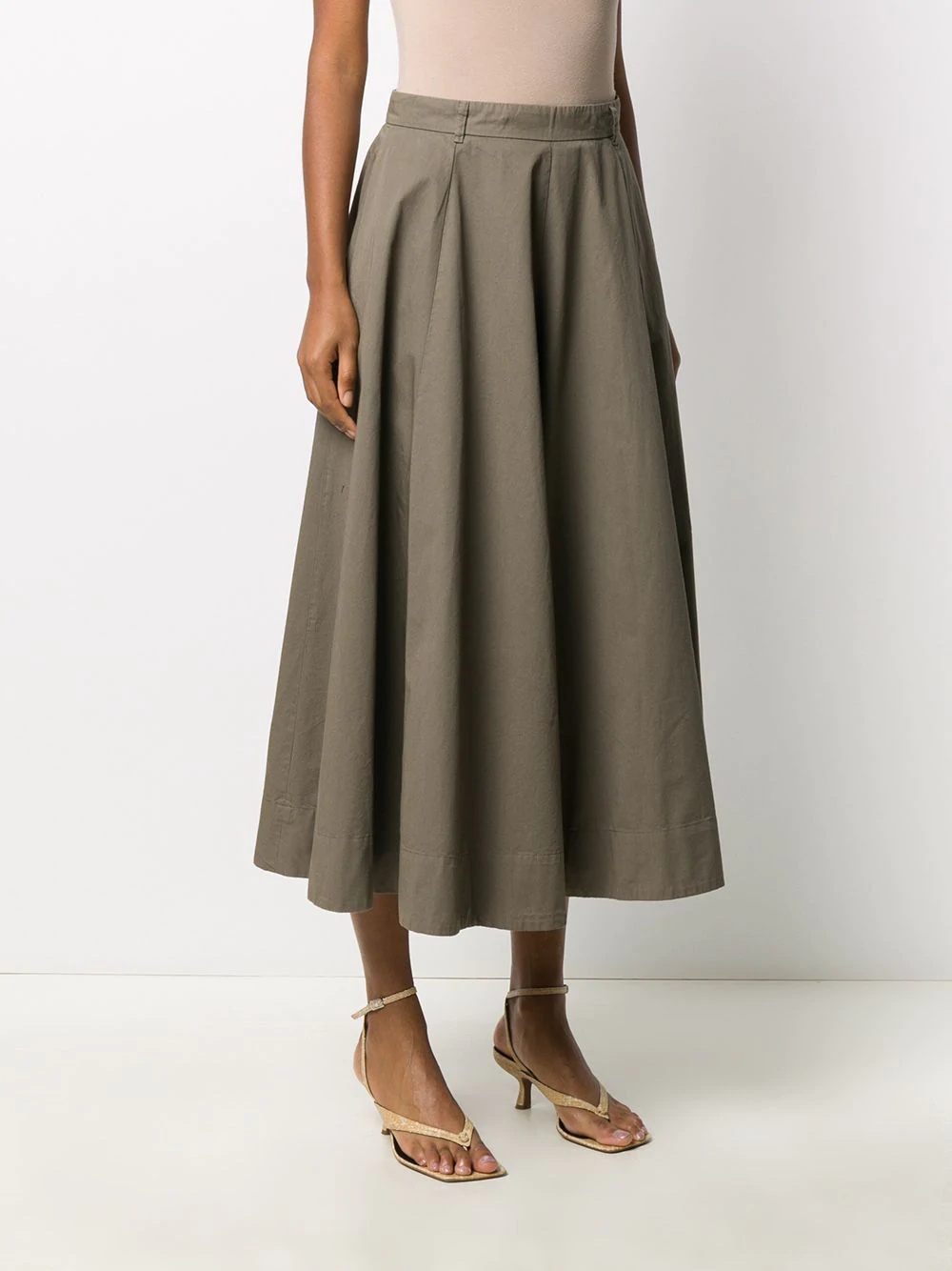 high-waist full skirt - 3