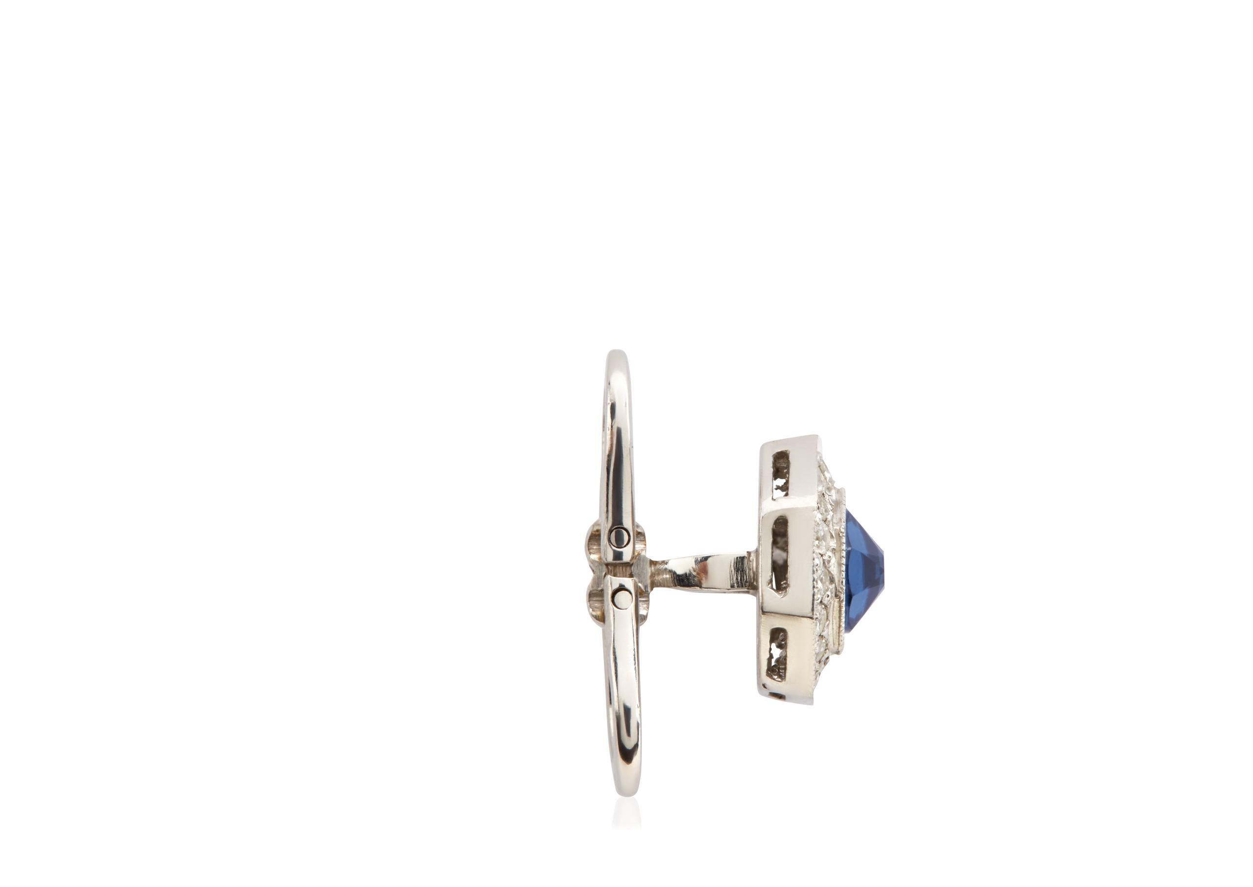 DIAMOND OCTAGON STUDS - 2