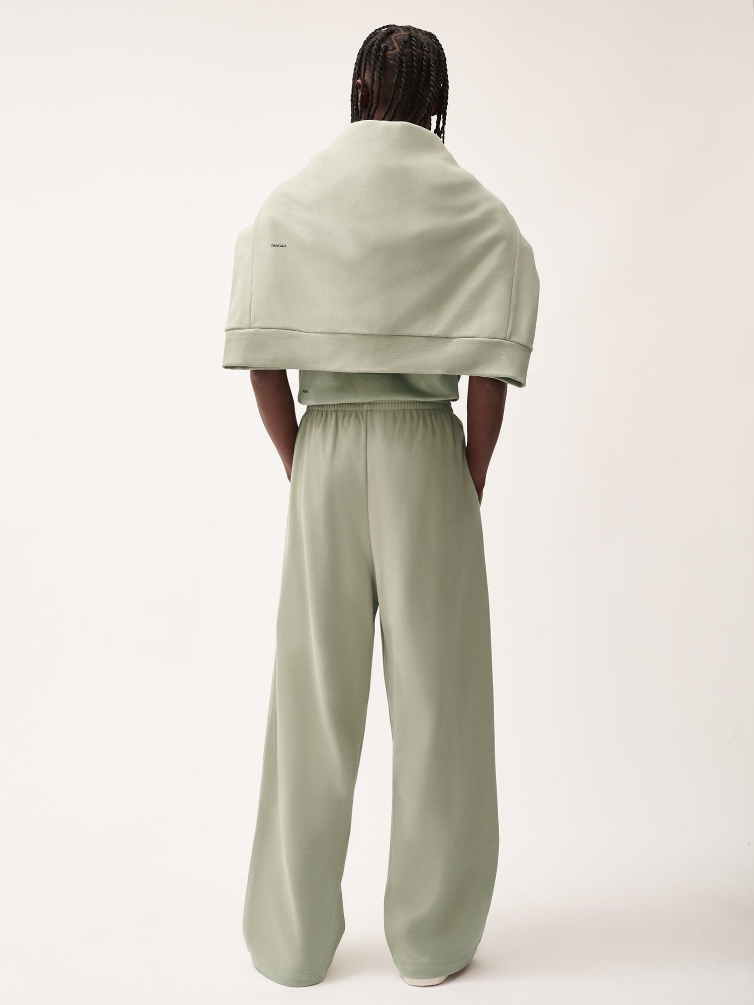 Mens 365 Midweight Straight Leg Track Pants - Moss Green - 3