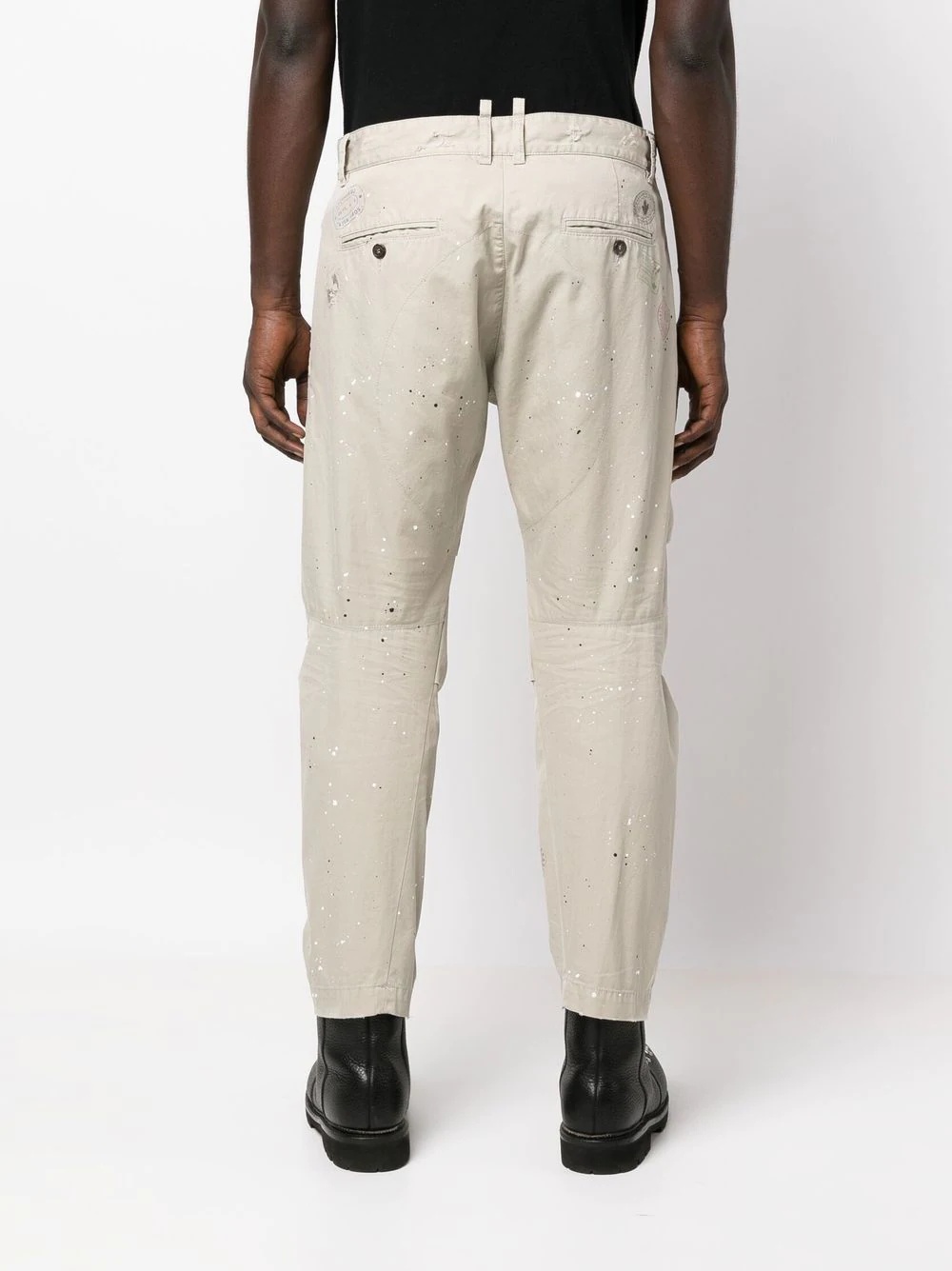 logo-print cargo trousers - 4