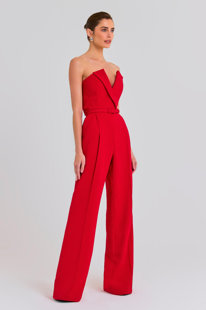 Vanessa Red Jumpsuit 3