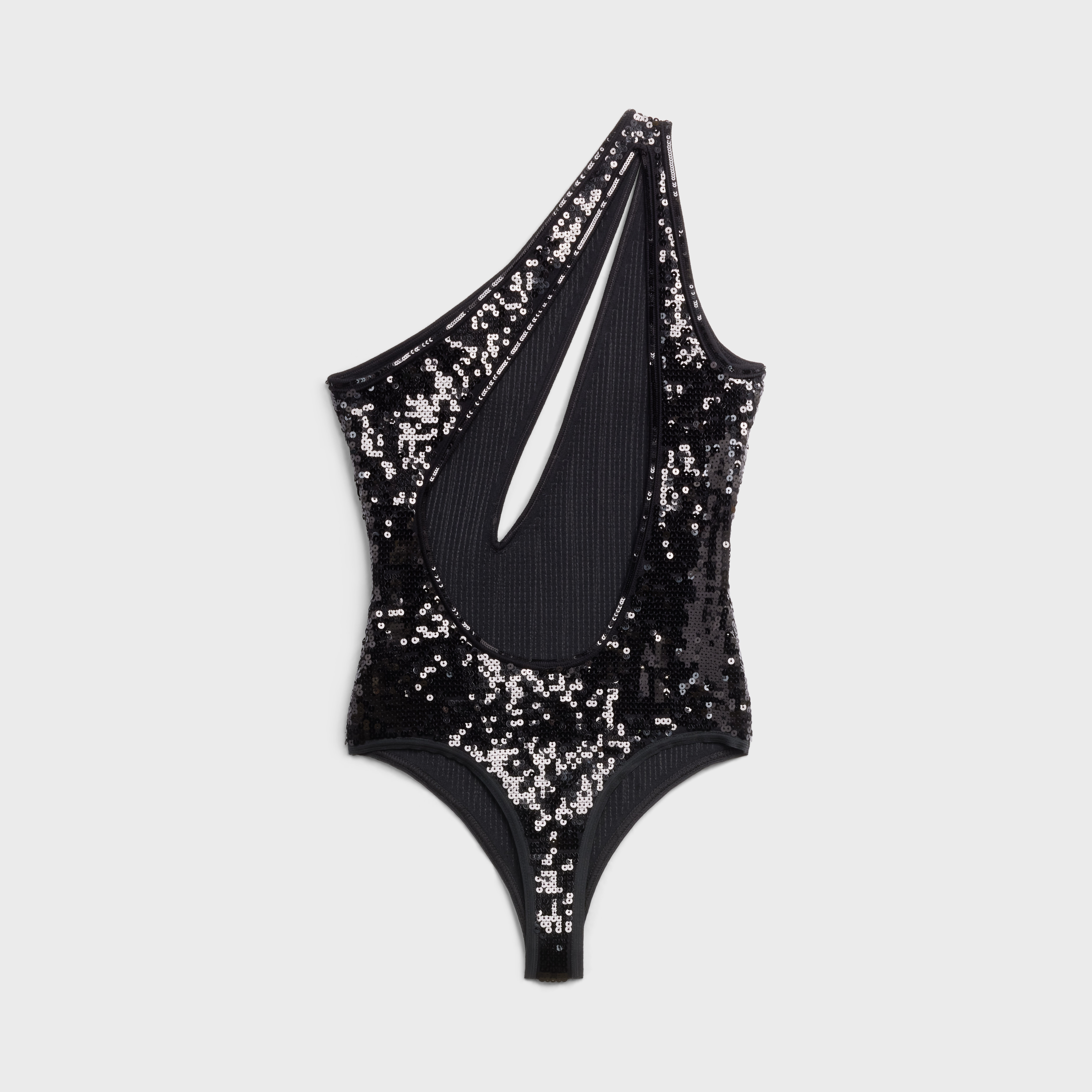 EMBROIDERED BODYSUIT IN UNDERPINNING VISCOSE - 2