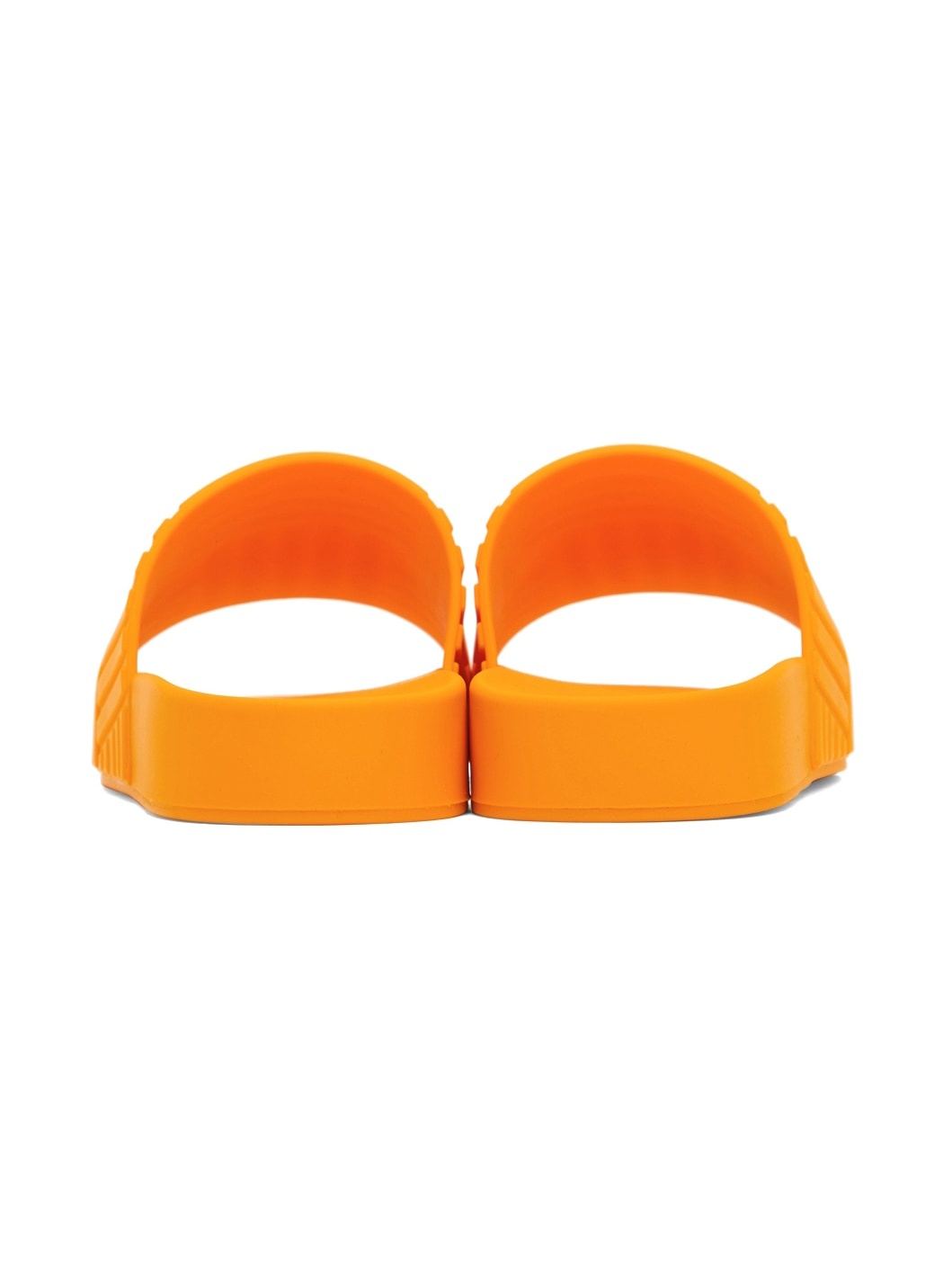 Orange Rubber Slides - 2