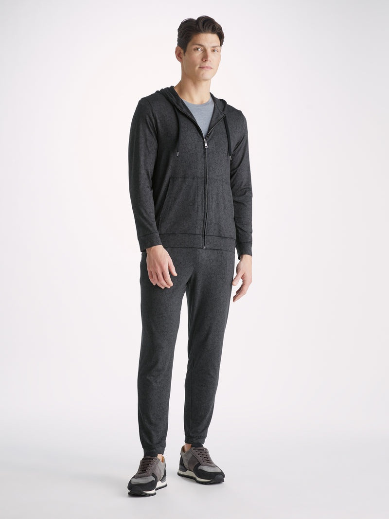 Men's Hoodie London 10 Micro Modal Black 3