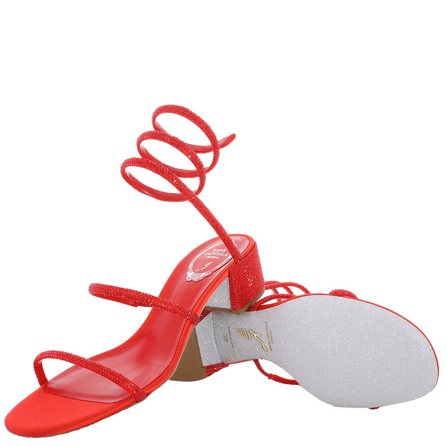 Rene Caovilla Cleo Crystal-Embellished Sandals - 2